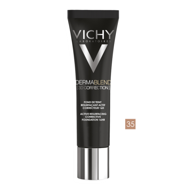 Vichy Dermablend 3D Correction Fluid Base Smoothing Corrector 16H Shade 35