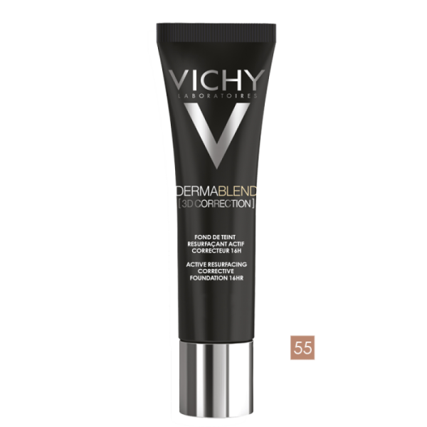 Vichy Dermablend 3D Correction Fluid Base Smoothing Corrector 16H Shade 55