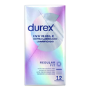 Durex Invisible Extra Lubricated Condoms x12