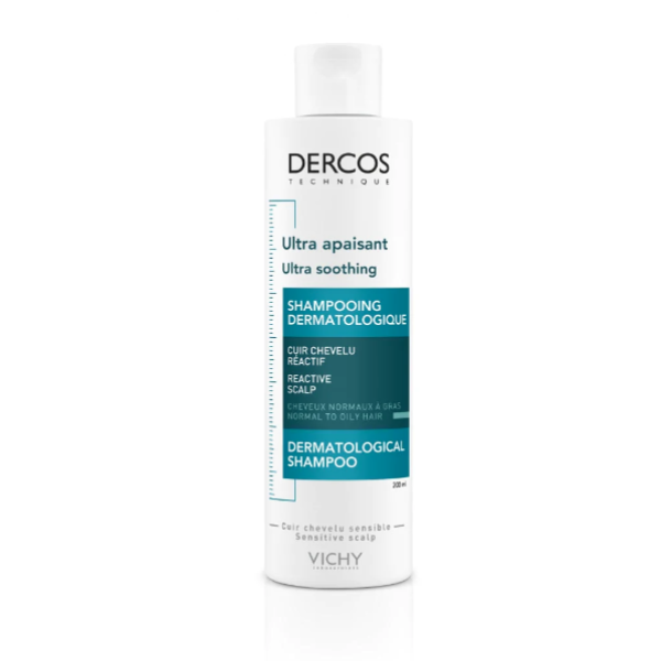 Dercos Technique Ultra-Soothing Shampoo for Normal to Oily Hair 200ml