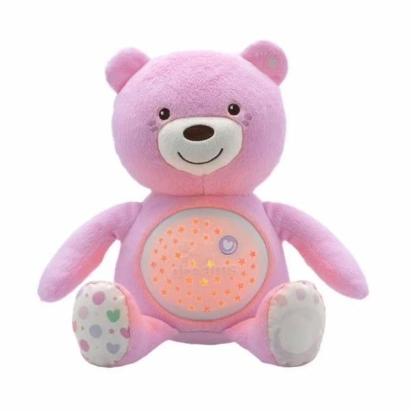 Chicco Good Night Teddy Bear Toy Pink