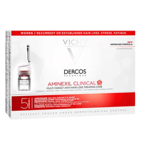 Dercos Aminexil Clinical Woman Ampoules x21