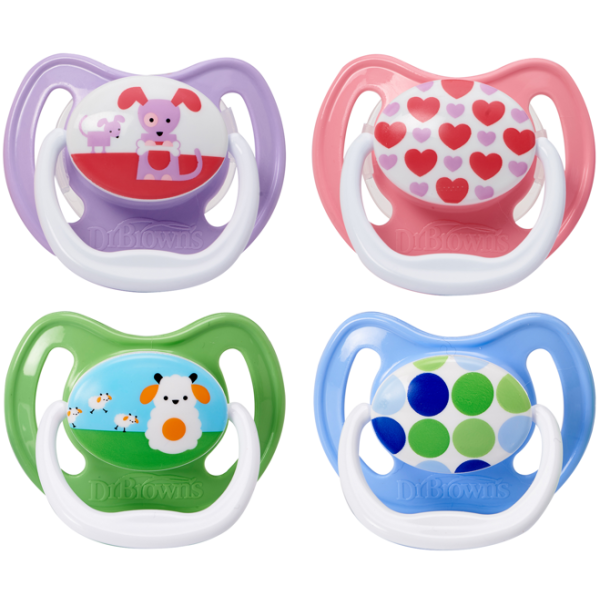 Dr. Browns Prevent Silicone Pacifier 0-6M x2