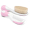Chicco Pink Natural Bristle Brush and Comb