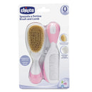 Chicco Pink Bristle Brush and Comb