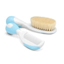 Chicco Natural Bristle Brush and Comb, Blue