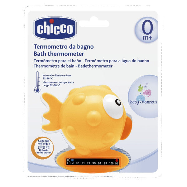 Chicco Yellow Fish Bath Thermometer