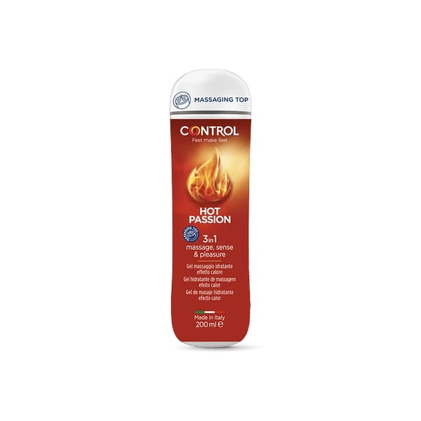 Control Hot Passion 3-in-1 Massage Gel 200ml