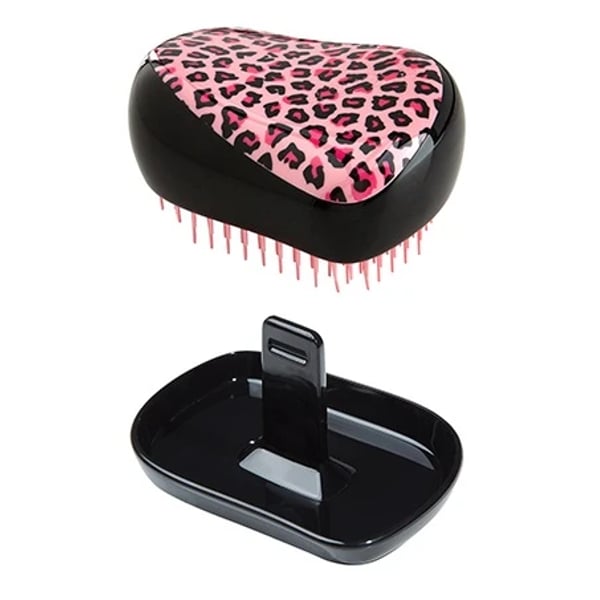 Tangle Teezer Compact Hair Brush Pink Leopard