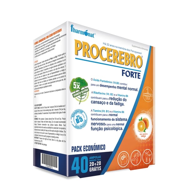 Procerebro Forte with 20 Ampoules Offer 20 + 20 Ampoules