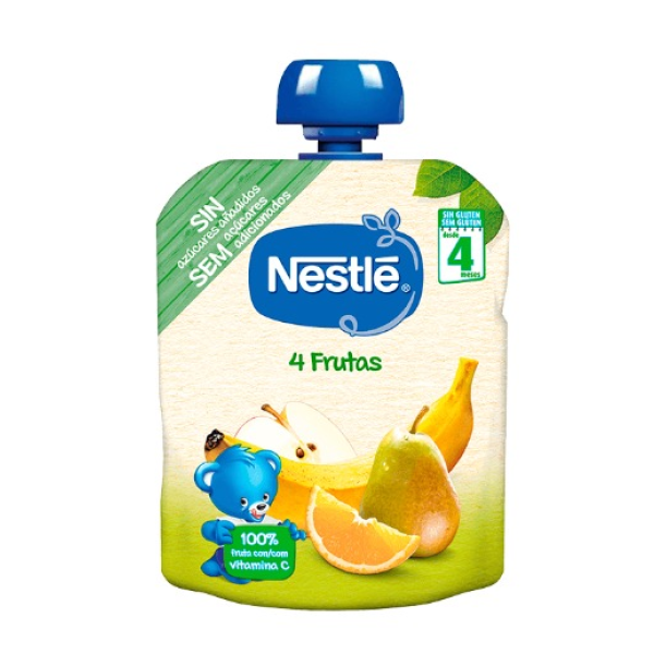 Nestlé Pack of 4 Fruits 90g 6m