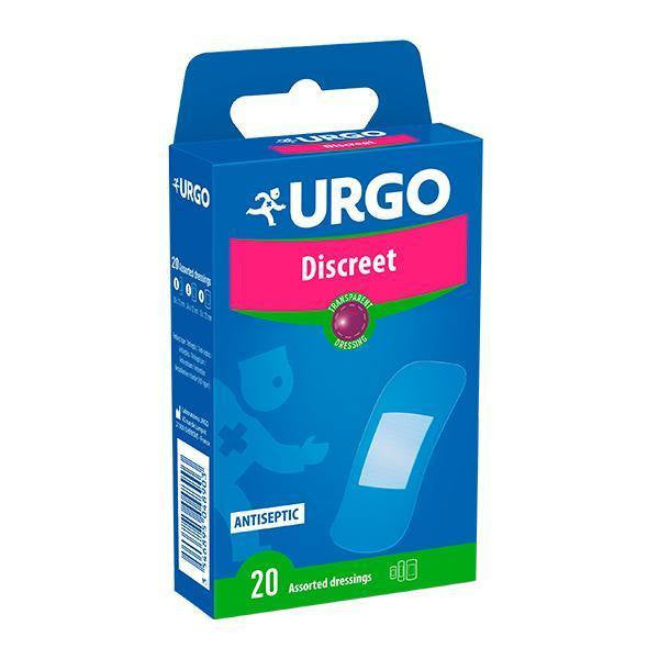Urgo Discreet Transparent Dressings 3 Sizes X20