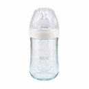 NUK Nature Sense Glass Silicone Teat Bottle 0-6m 240ml