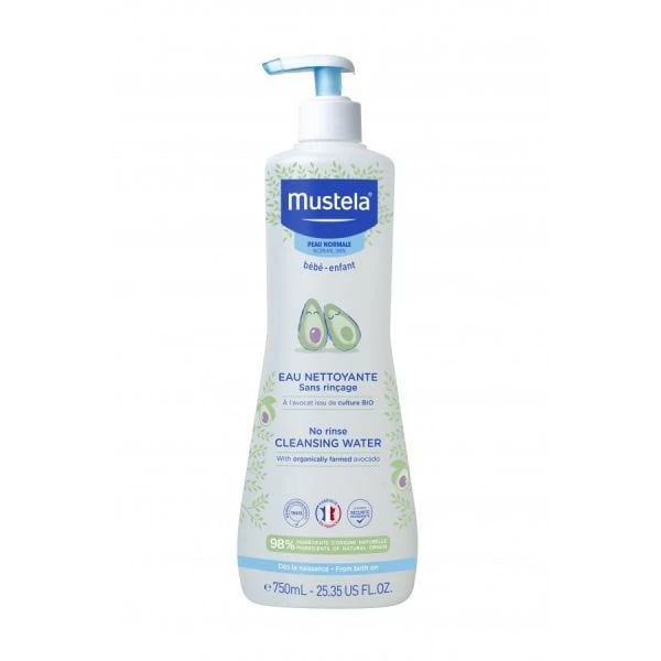Mustela Baby No-Rinse Cleansing Water 750ml - Special Price