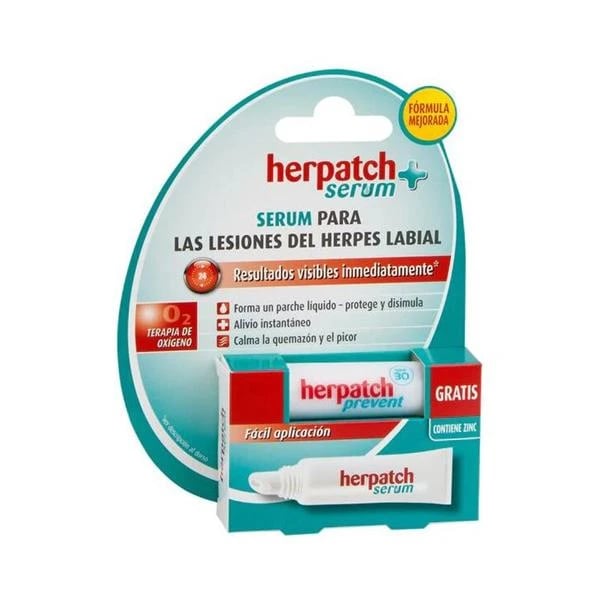 Herpatch Herpes Serum 5ml with Free Prevent Lip Stick SPF30