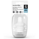 Suavinex SX Pro Physiological Silicone Teat S 0M+