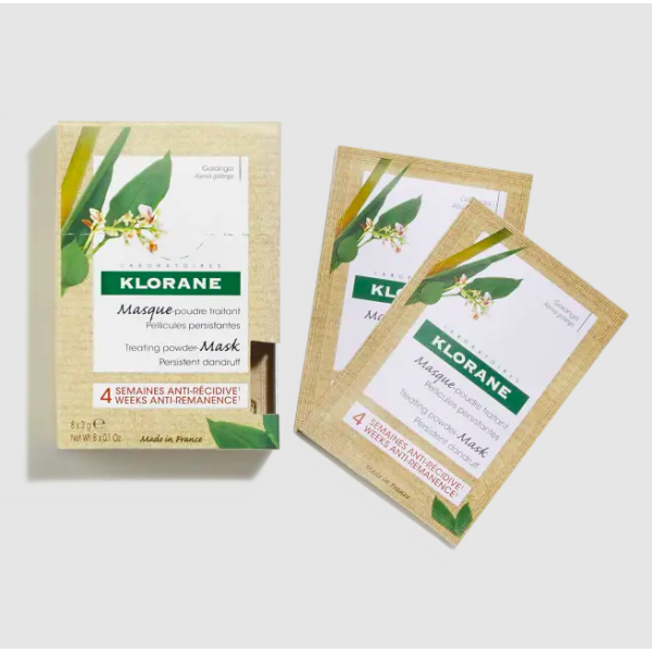 Klorane Care Mask - Powder with Galangal x8