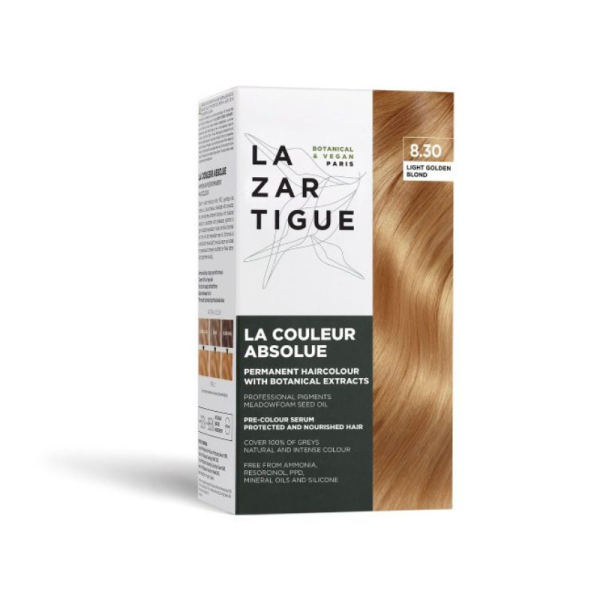 Lazartigue Permanent Hair Color 8.30 Light Golden Blonde