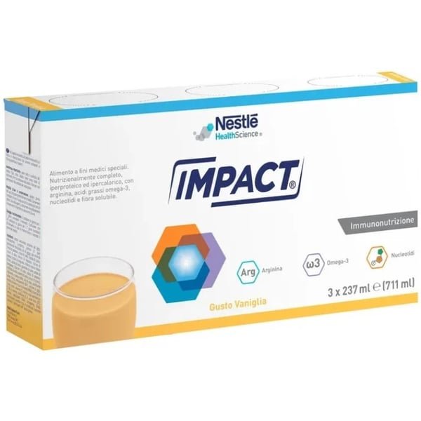 Nestlé Impact Oral Vanilla 237ml X3