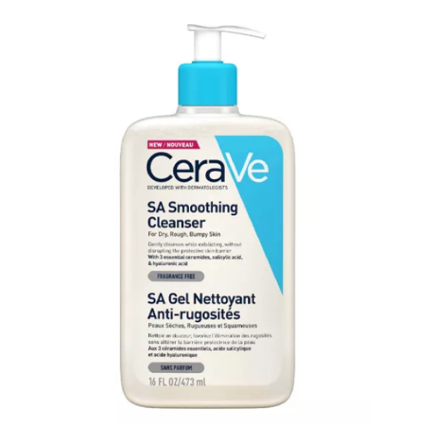 CeraVe SA Smoothing Cleanser Anti-Roughness Cleansing Gel 473ml