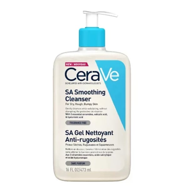 CeraVe SA Smoothing Cleanser - SA Anti-Wrinkle Cleansing Gel 473ml