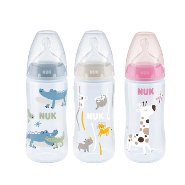 Nuk First Choice+ Silicone Flow Control Bottle Temperature Indication 300ml