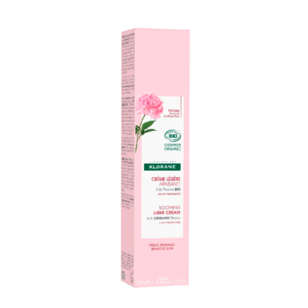 Klorane Soothing Light Cream with Organic Peony 40ml