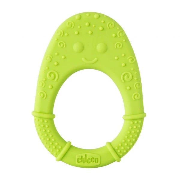 Chicco Soft Teething Ring Avocado 2M+