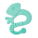 Chicco Soft Teething Ring Iguana Blue 2M+