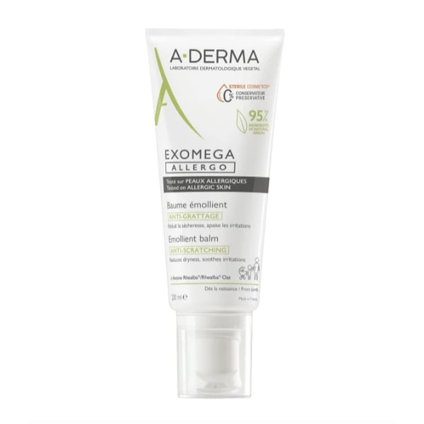 A-Derma Exomega Allergo Sterile Cosmetic Emollient Balm 200ml