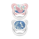 Dr. Brown's PreVent Nighttime Pacifier 0-6 Months Pink x2