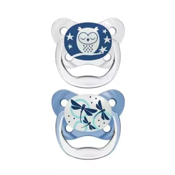 Dr. Browns PreVent Nighttime Pacifier 0-6M Blue x2