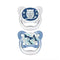 Dr. Browns PreVent Nighttime Pacifier 0-6M Blue x2