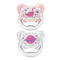 Dr. Browns PreVent Nighttime Pacifier 6-18M Pink x2