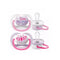 Philips Avent Ultra Air Happy Pacifier 0-6M Girl X2