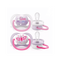 Philips Avent Ultra Air Happy Pacifiers 0-6M Girl X2