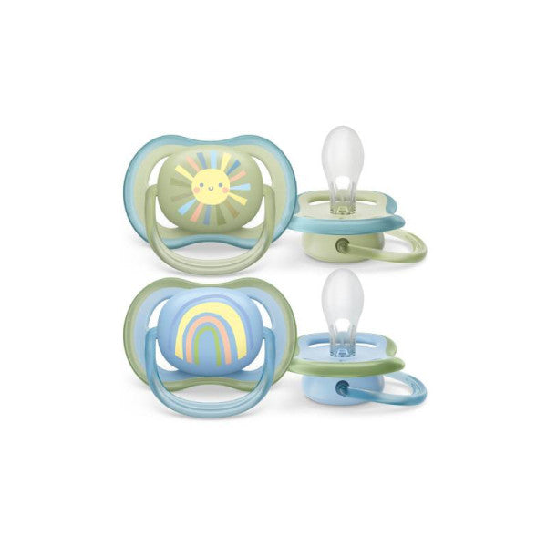 Philips Avent Ultra Air Pacifiers 0-6M Boy X2