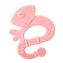 Chicco Soft Teething Ring Iguana Pink 2M+