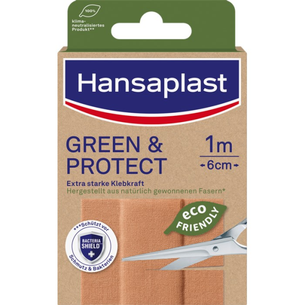 Hansaplast Green&Protect Band 1M x6Cm