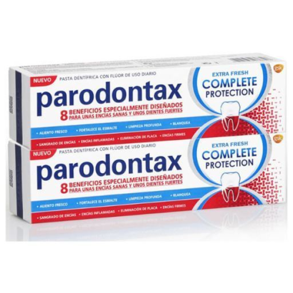 Parodontax Complete Protection Duo Extra Fresh Toothpaste 2x75ml with 50% Discount on the 2nd Pack