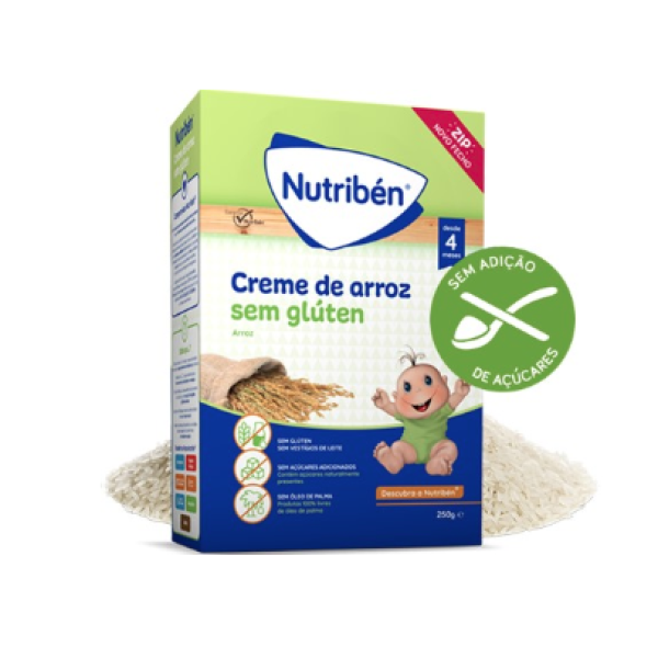 Nutribén Gluten-Free Creamed Rice Flour 4M 250G