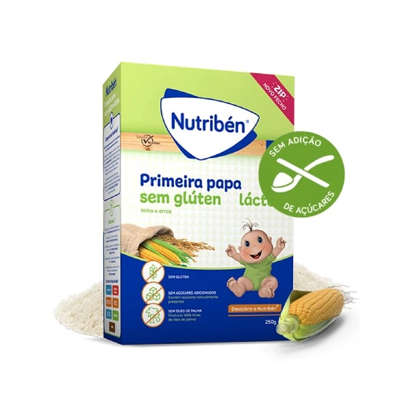 Nutribén Gluten-Free First Porridge Flour 4M Milky 250G