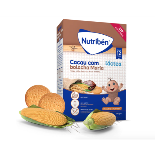 Nutribén Cocoa Milk Flour and Maria Biscuit 12M 250g