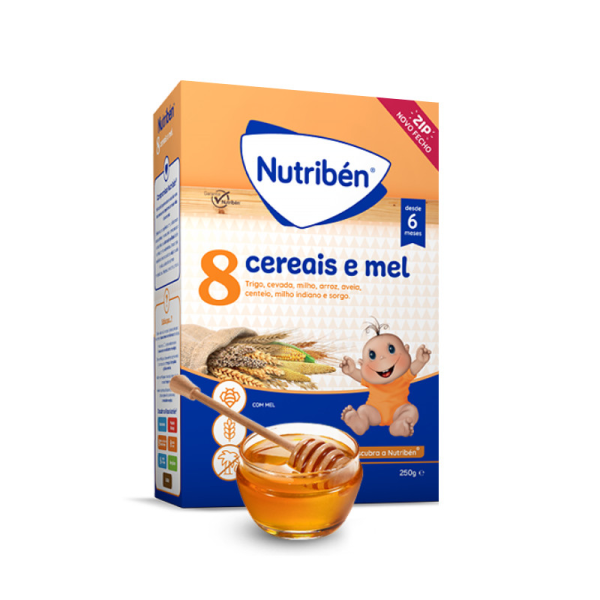 Nutribén Flour 8 Cereals and Honey 250G 6M