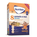 Nutribén 8 Cereals and Honey Milk Flour 6M 250G