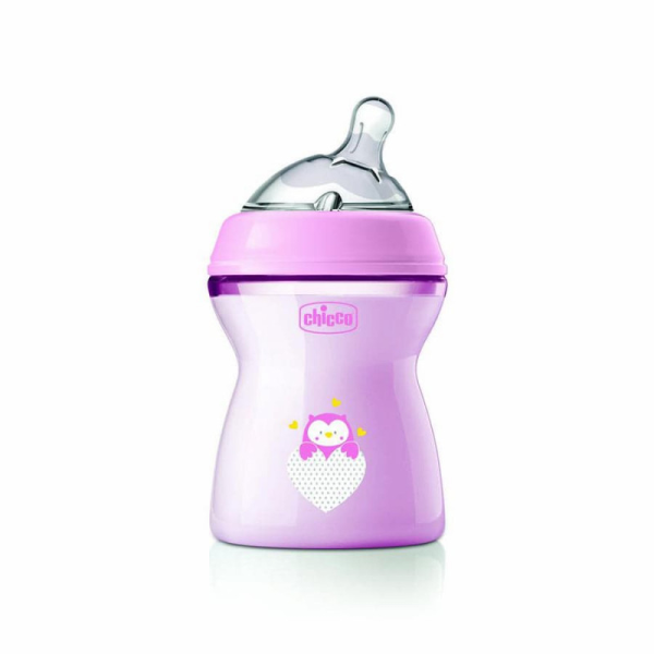 Chicco Natural Feeling Bottle 250ml Girl 2m+