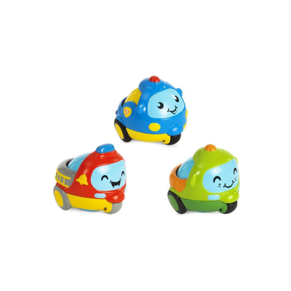 Chicco Toy Patrol Builds the City - 3 Mini Vehicles