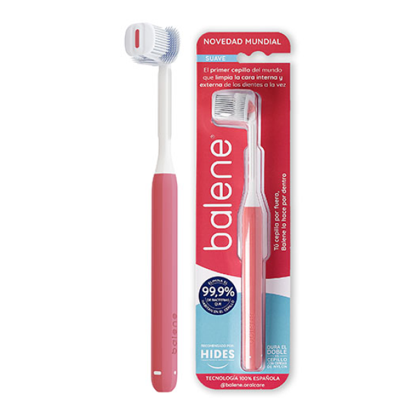 Balene Soft Coral Toothbrush