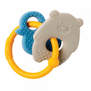 Nattou Roca Silicone Bear + Duck Ocher Ring