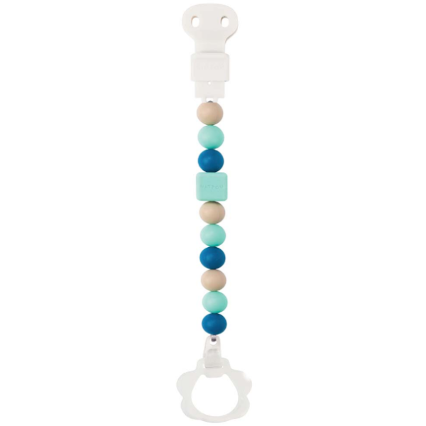 Nattou Mint Silicone Pacifier Chain